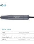 Saeshin Forte 100III Mikromotor İçin Piyasemen