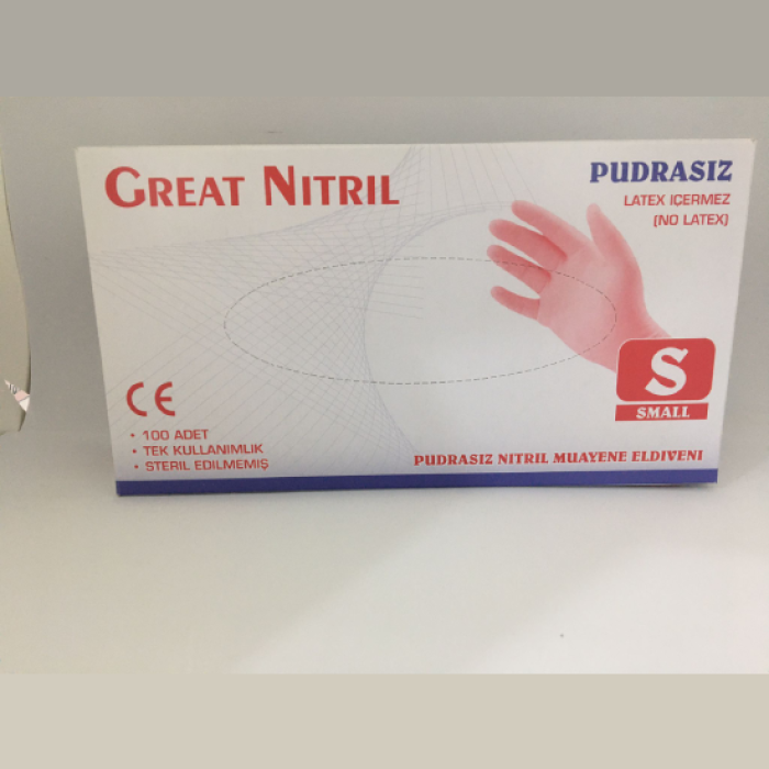 Great Nitril Pudrasız Eldiven Lila