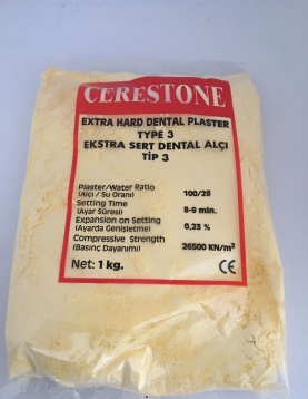 Cerestone Sert Alçı Sarı 1 Kg