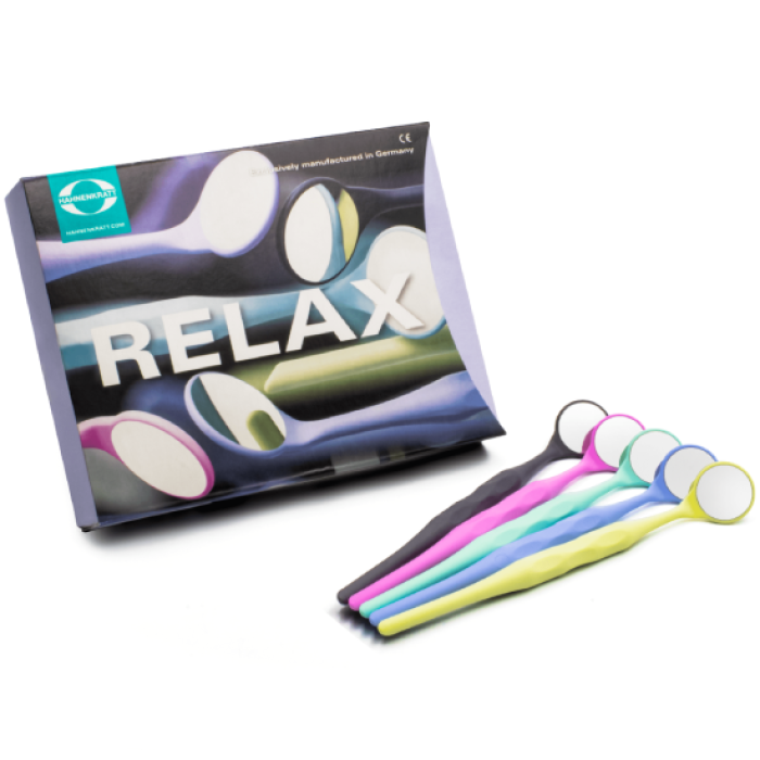 Hahnenkratt Relax Rhodium Ağız İçi Ayna Renkli 10'lu Set